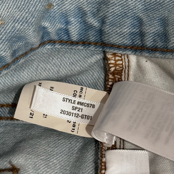 Madewell DadJean Busted Knees with Rigid Button Fly - Picture 8 of 9